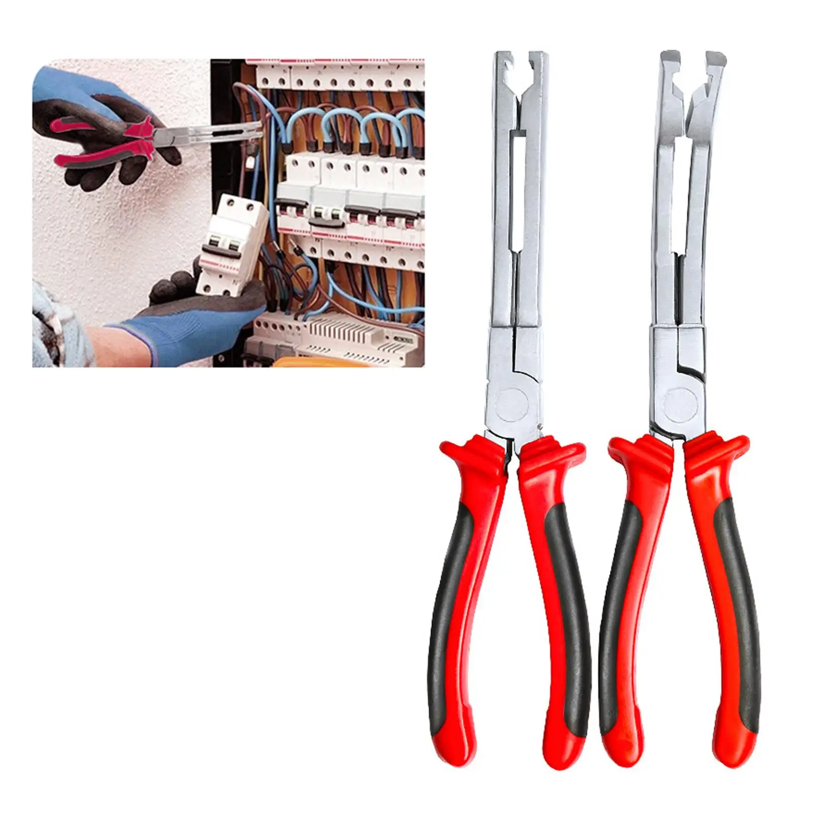 

2-х шт., плоскогубцы для разъема свечей накаливания, инструменты для съемника свечей накаливания, профессиональная эффективная удобная ручка, ручной инструмент для удаления свечей накаливания