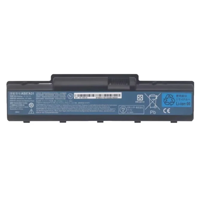 

Аккумулятор для ноутбука Acer Aspire 4710 4710G 4710Z 4715ZG, 5200 мАч, модель AS07A31