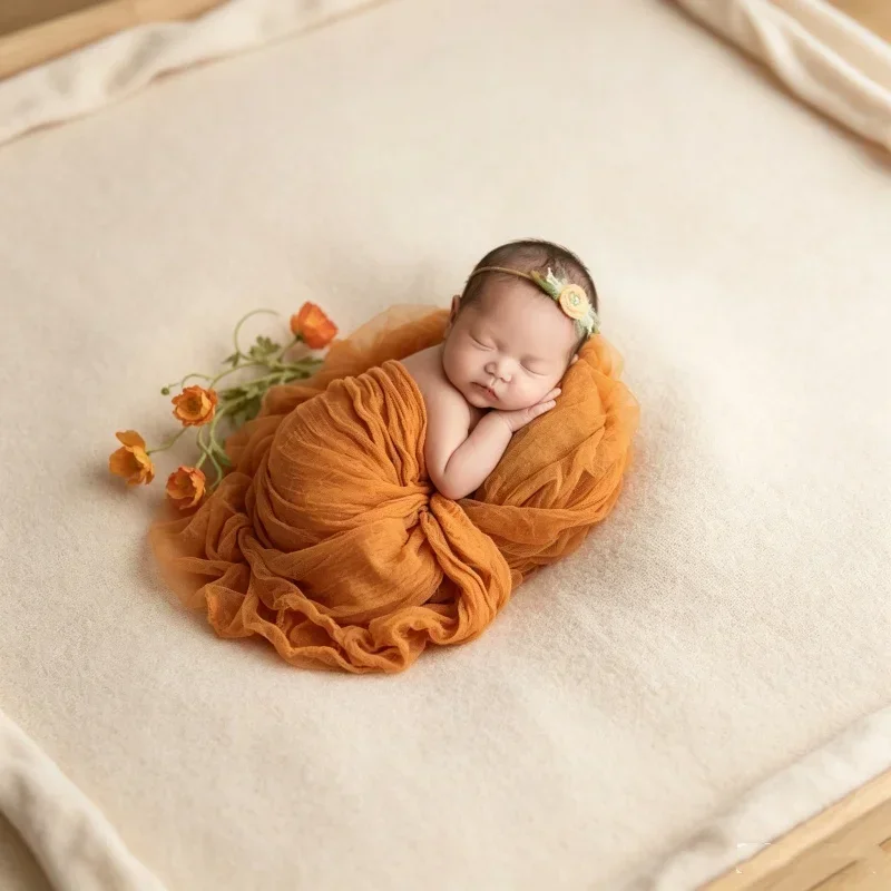 Flexible Soft Cotton Wrapping Fabric Prop Lightweight Textile Accessory For Indoor Studio Portrait Shooting Scene Layout