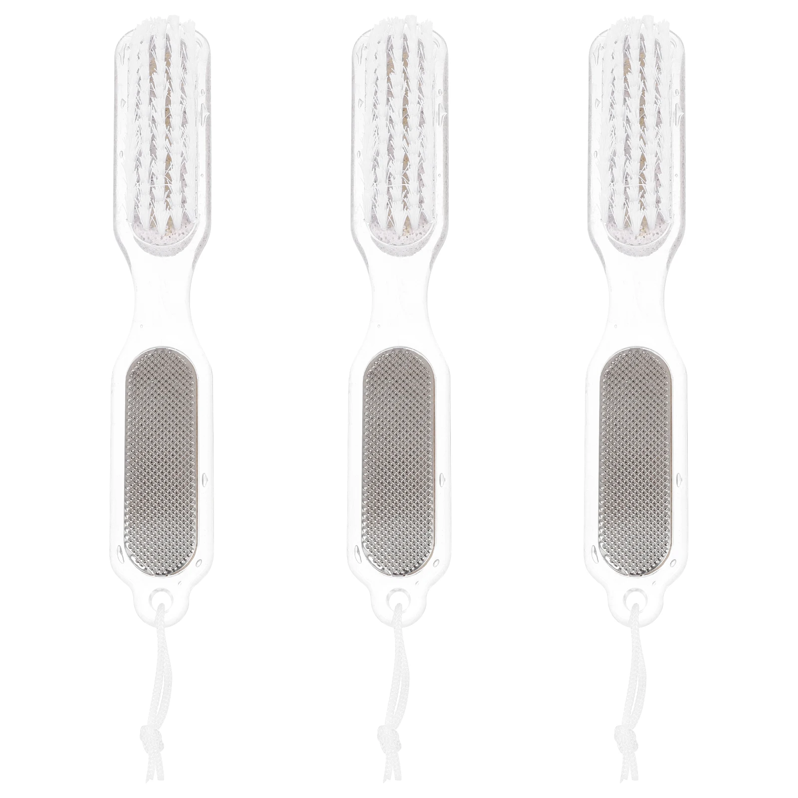 

3Pcs Foot File Foot Scrubber Brush 4-in-1 Callus Remover Dead Skin Exfoliating File Pedicure Tool for Smooth Feet