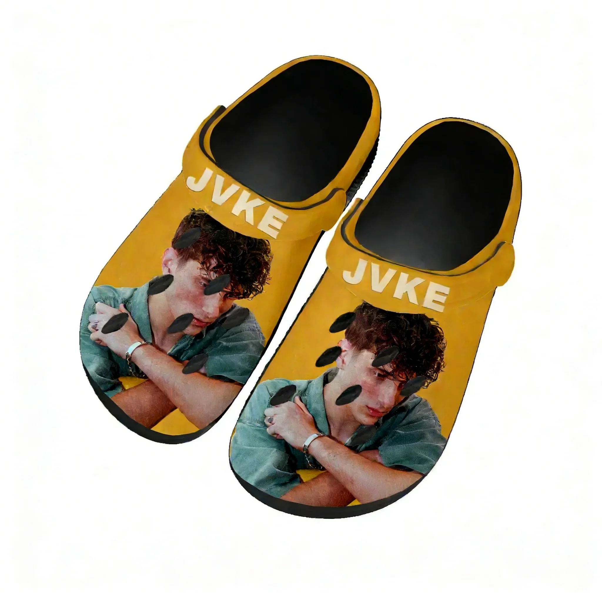 JVKE Water Shoes Mens Womens Comfortable Fashion Home Garden Clogs Customizd Sandals Beach Breathable Hole Slippers