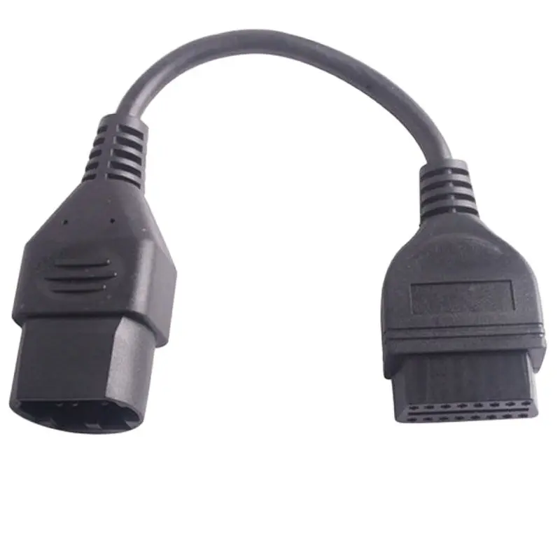 Top Quality For Ma-da 17 Pin To OBD 2 OBD II Cable 16 Pin Connector Diagnostic Tool Adapter Extension Cable