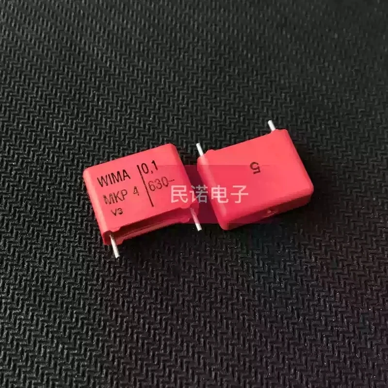 New German Weima capacitor WIMA MKP4 630V 0.1UF 630V 104 100N with a pin spacing of 15mm