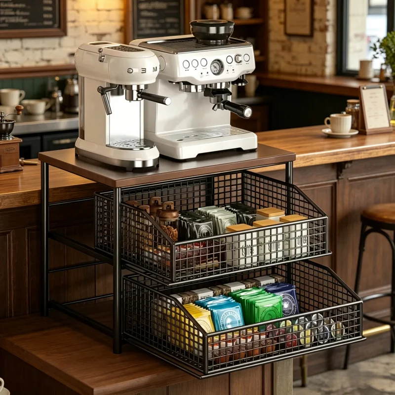 

Подставка для микроволновки на кухонную столешницу, современный стильный дизайн, компактный органайзер для бытовой техники