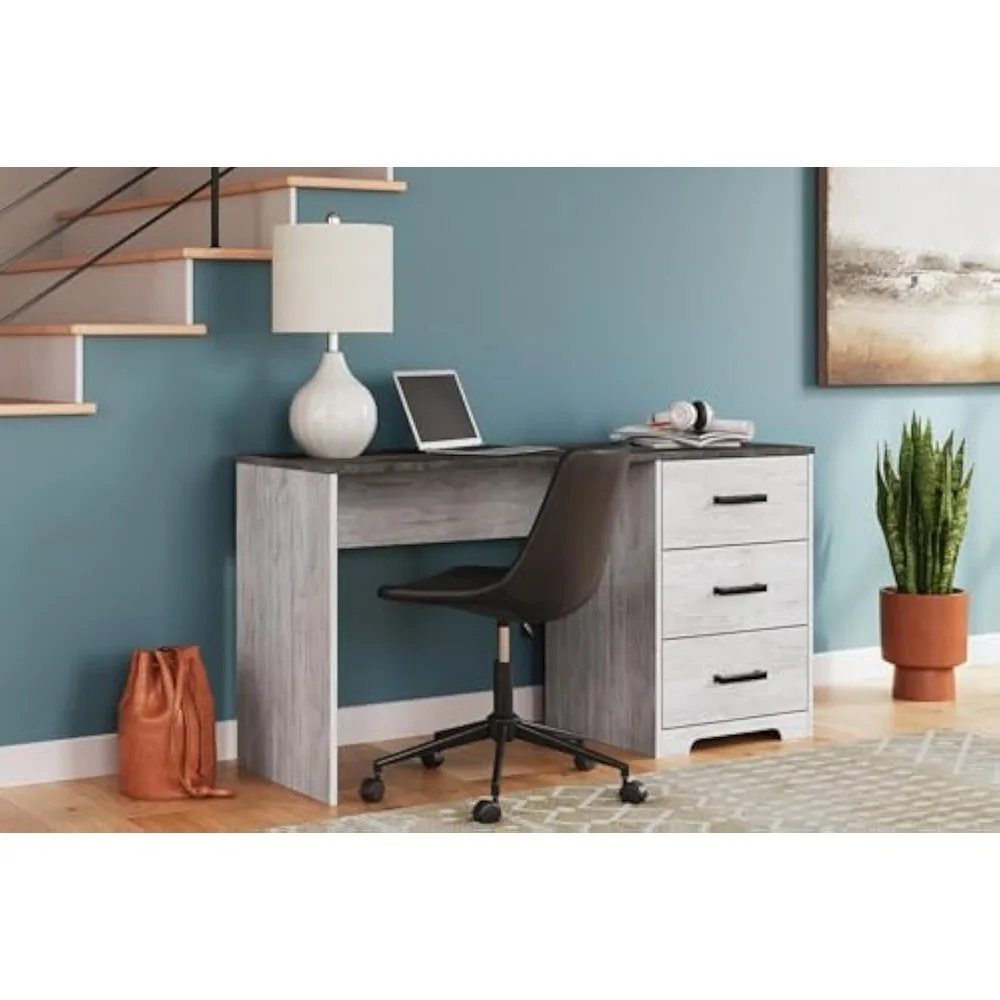 

Office Desk 54" W x 19" D x 28.75" H. Includes 3 drawers for easy storage Made with engineered wood Durable and reliable Desk