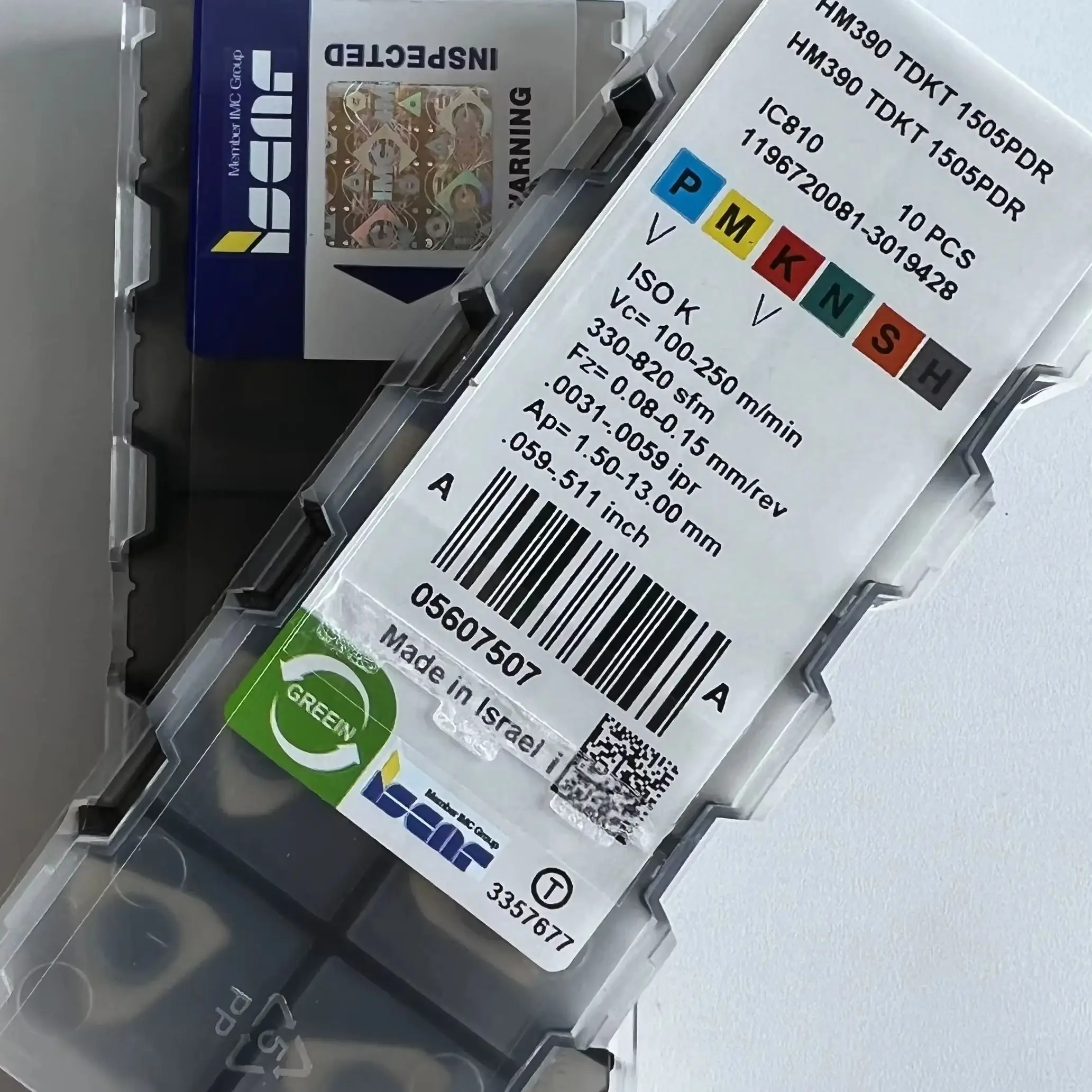 

HM390TDKT1505PDR IC810 Original CNC blade