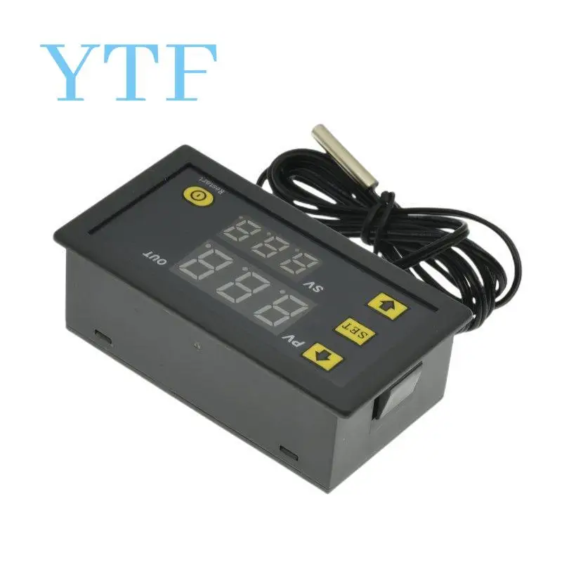 W3230 Mini Digital Temperature Controller 12V 24V 220V Thermostat Regulator Heating Cooling Control Thermoregulator With Sensor