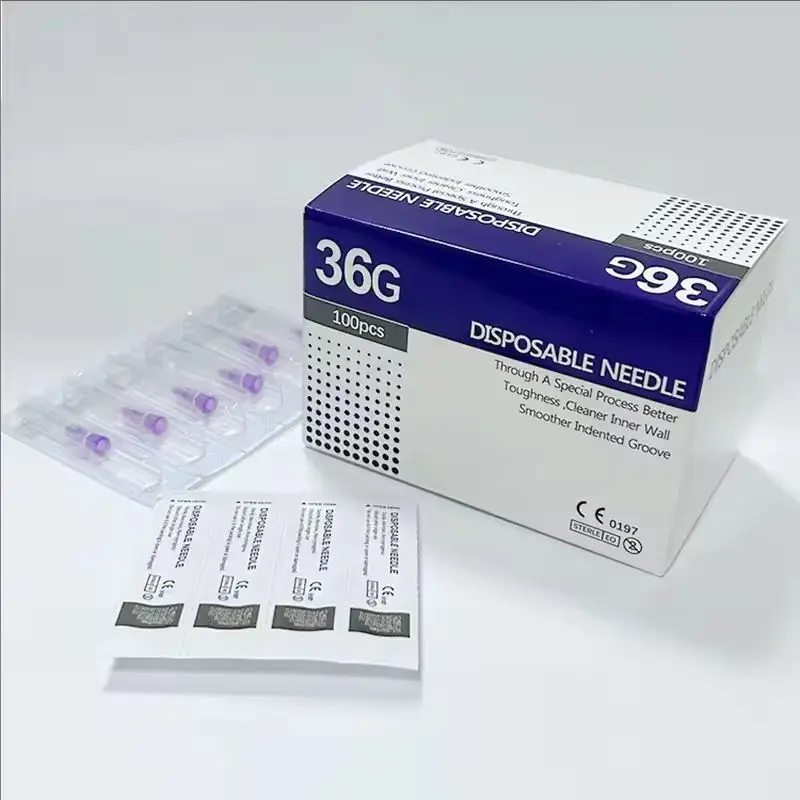 36G 4mm Ultrafine Precision Tip, Fine Tool Tip for Eyelid & Teeth Fine Work, Liquid Dispensing Accessory