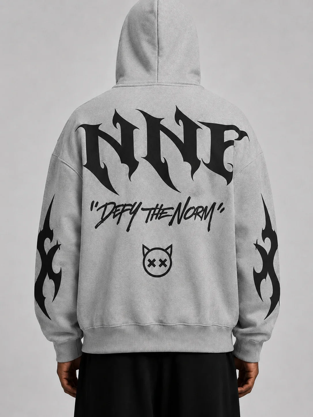 Y2K Punk Gothic Buchstaben-Print Hoodie für Männer und Frauen, Herbst-Winter Loser Pullover, Hip-Hop Streetwear, Langarm Casual Oberteil – Detail 3