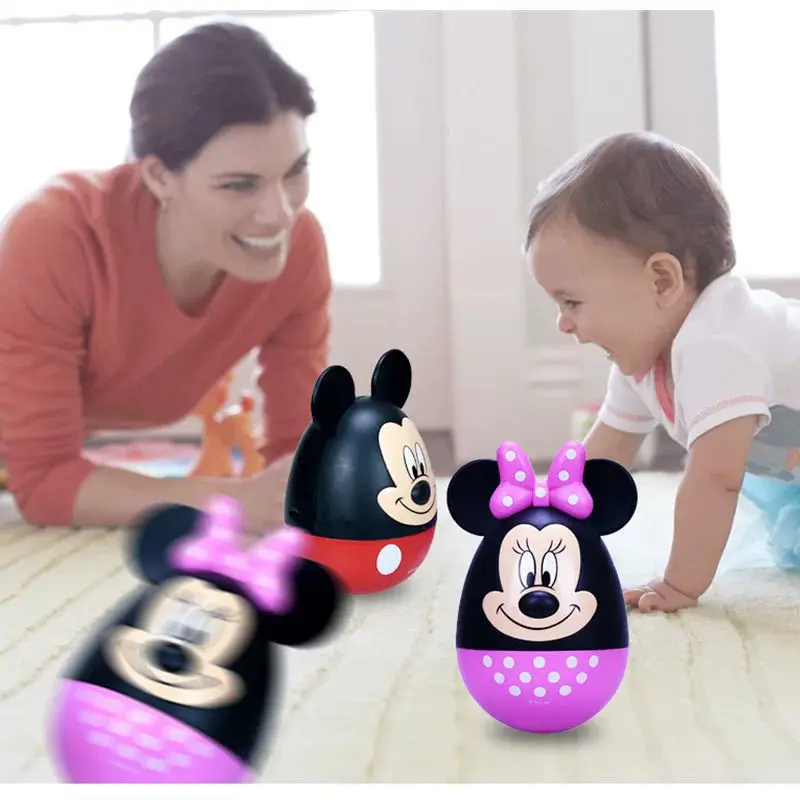 Disney geanimeerde cartoon schattige Mickey en Minnie jongen en meisje roly-poly spaarpot, spaarornament, studentenspeelgoed, verjaardagscadeau