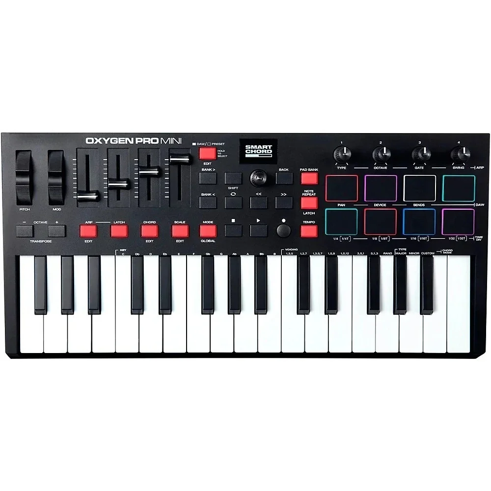 

Oxygen Pro Mini 32-Key USB MIDI Controller piano keyboard