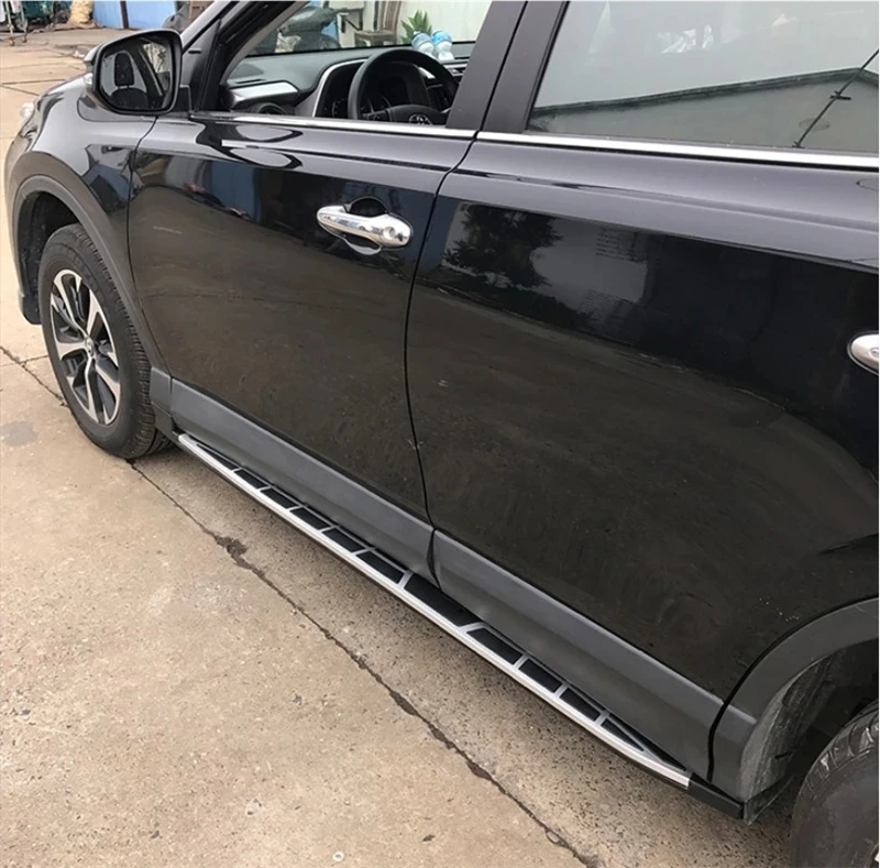For TOYOTA RAV4 RAV 4 2013 2014 2015 2016 2017 2018 Running Board Side Step Bar Pedals High Quality Nerf Bars Car Accessories