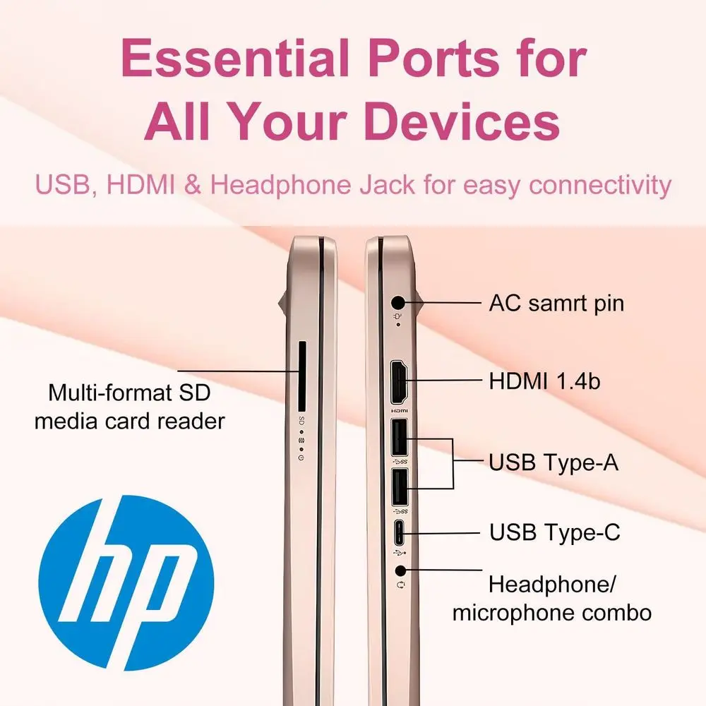 High-Performance Laptop for Students & Professionals: Office 365, AI Assistant, Intel Core, 1.1TB Storage, 8GB RAM, Windows 11