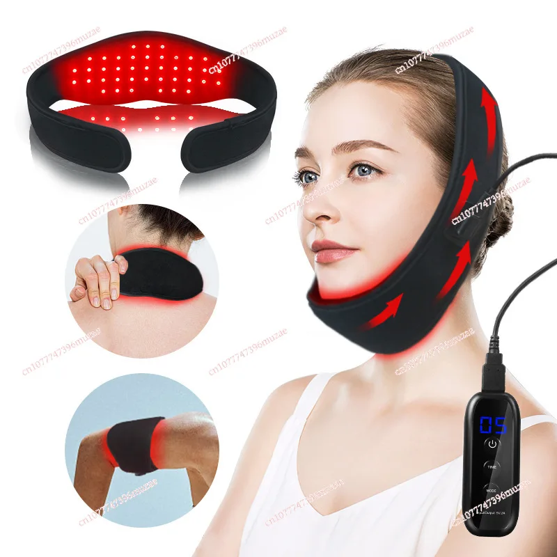 Electric heating red physiotherapy neck protector Red hot compress neck beauty physiotherapy red wrist protector neck protector