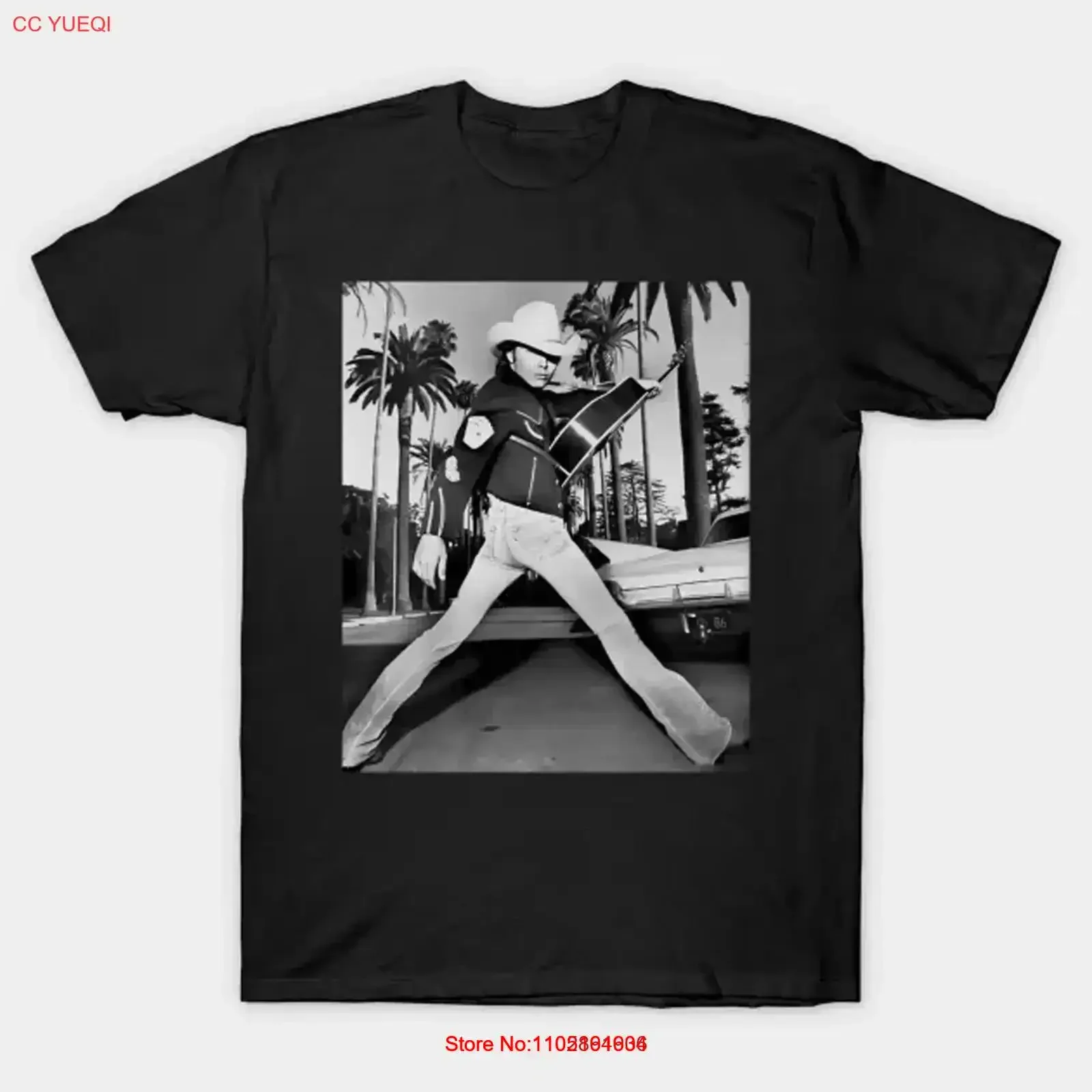 Dwight Yoakam poster black T shirt Short sleeve All sizes S 5Xl JA115 vintage Washed Stylish Comfortable Top For Everyday Wear