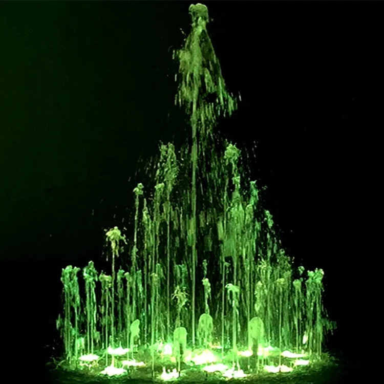 Outdoor Stainless Steel Water Fountain Dancing Music Feature for Villa Garden Pool
