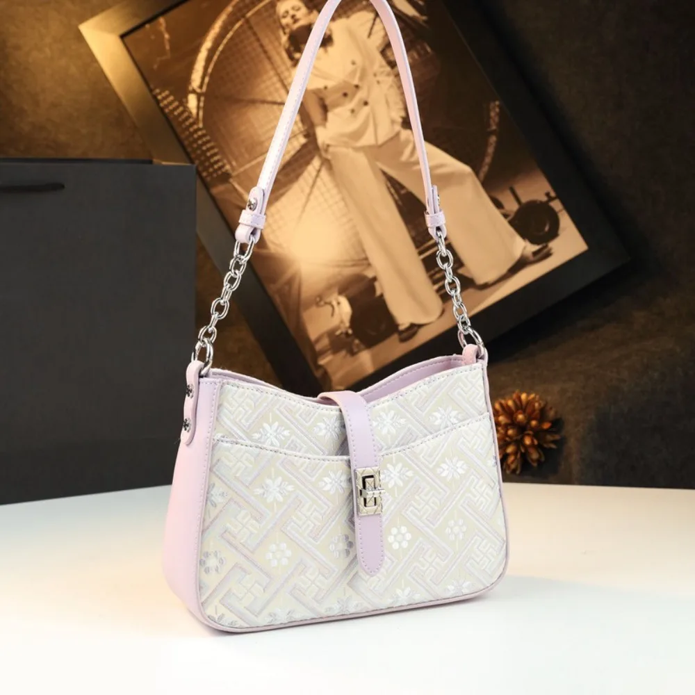 

2026 Mother of the Bride Bag Underarm Shoulder Bag Elegant Mature Women Handbag Wedding Party Retro Gift