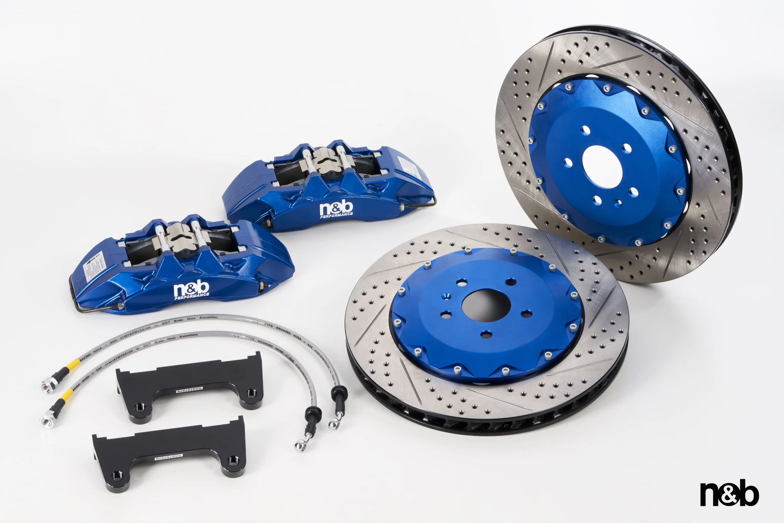 n&b Front 6 Pot Forged Brake Calipers with 365MM 380MM Rotors for  Z4 Big Brake Kit