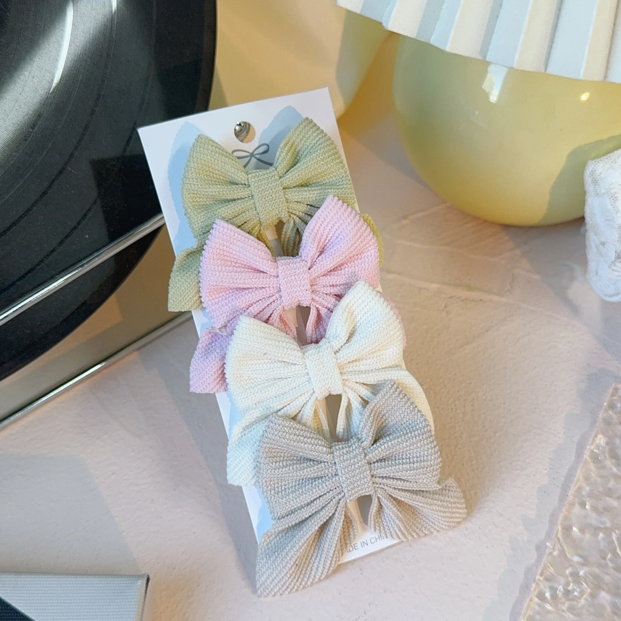 4/10 Stück Cord-Haarspangen für Kinder, Große Mädchen-Haarschleifen, Niedliche Haaraccessoires Geeignet für Kinder, Babys und Jugendliche – Detail 16