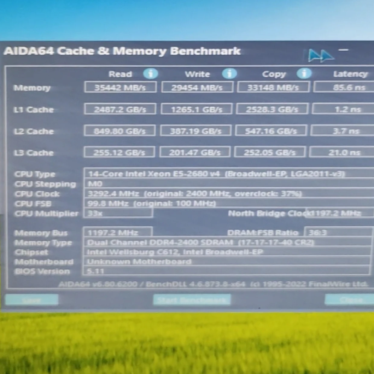 X99 compatible with 2667  V4 16GB 2X8G