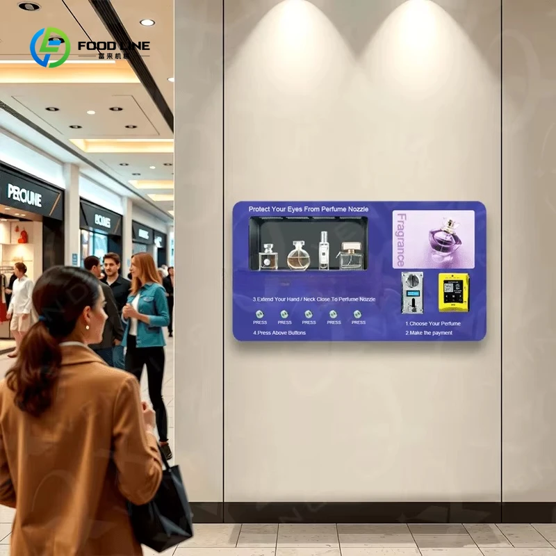 

Wall Mounted Perfume Vending Machines Spray Automatic Cologne Vending Machine Mini