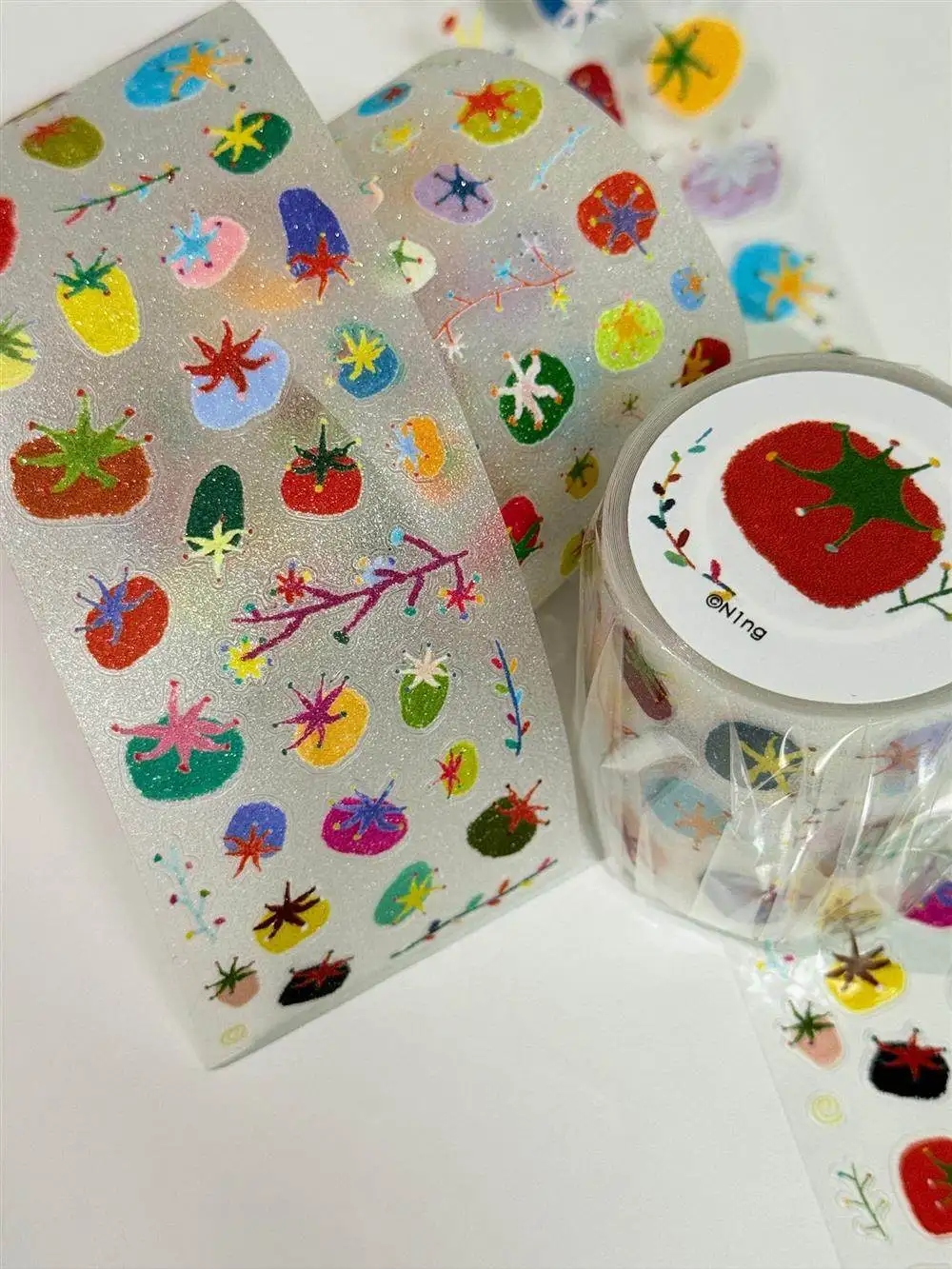 N1ng DIY Notebook Decoration Sticker Roll Washi Pet Tape for Scrapbooking & Craft Project