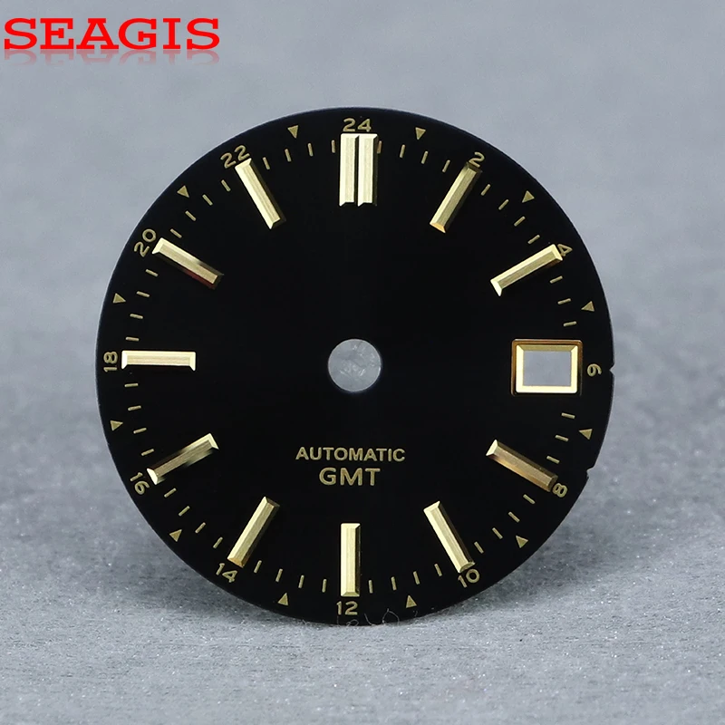 High quality 28.5mm dial  Sunburst DialGS MOD for NH34  movement  NO lume