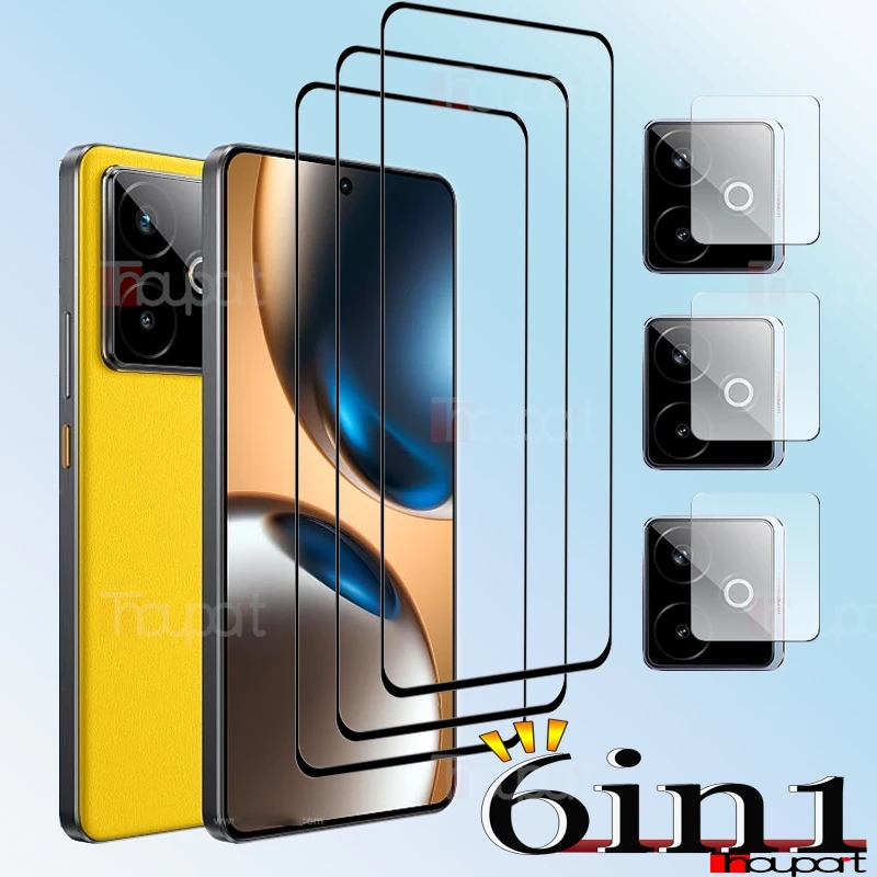 Full Glue Tempered Glass For Realme GT 7T Screen Protector Front Glass film Ultra-Clear For Realme GT7T Soft fiber lens film