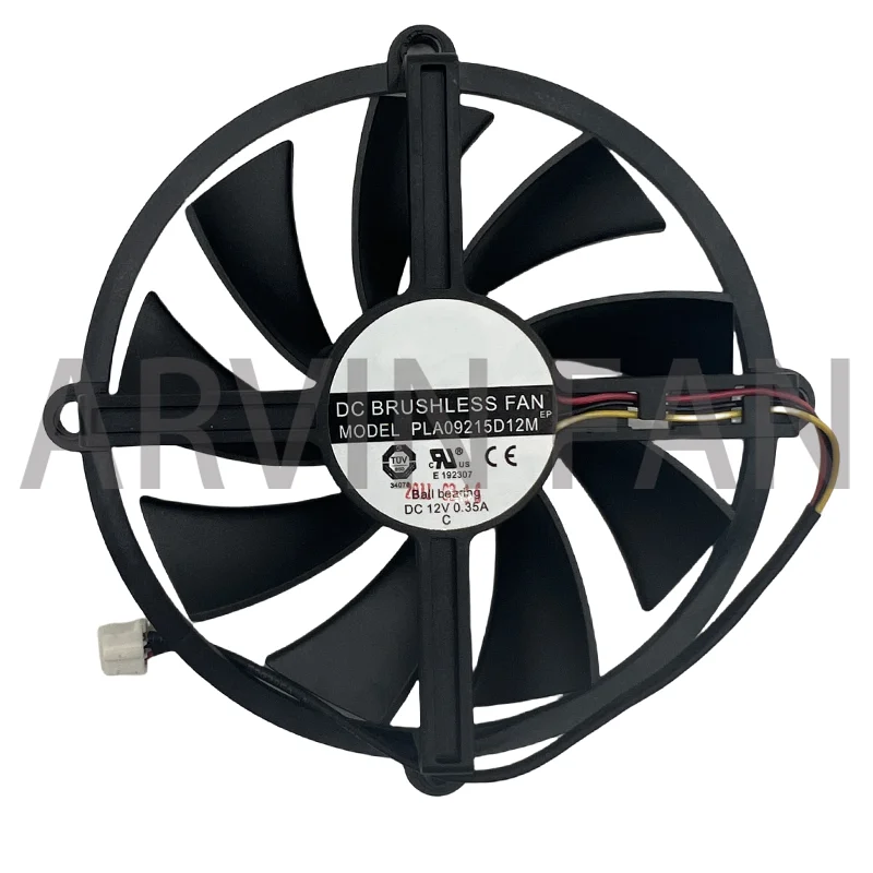 Ventilateur de refroidissement sur mesure, Original 09215D12M DC 12V 0.35A roulement à billes 100mm HD5850/5870/5830