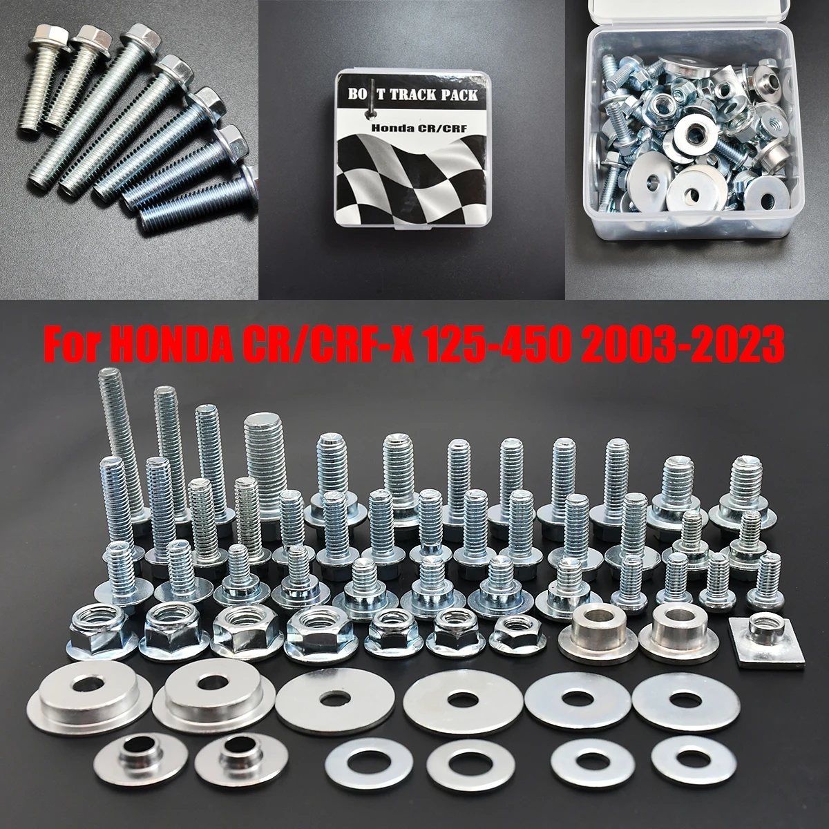 

For Honda CR125R CR250R CRF250R CRF450R CRF250RX CRF450RX CRF250X CRF450X CR CRF Motorcycles Fairing mudguard bolt kiti