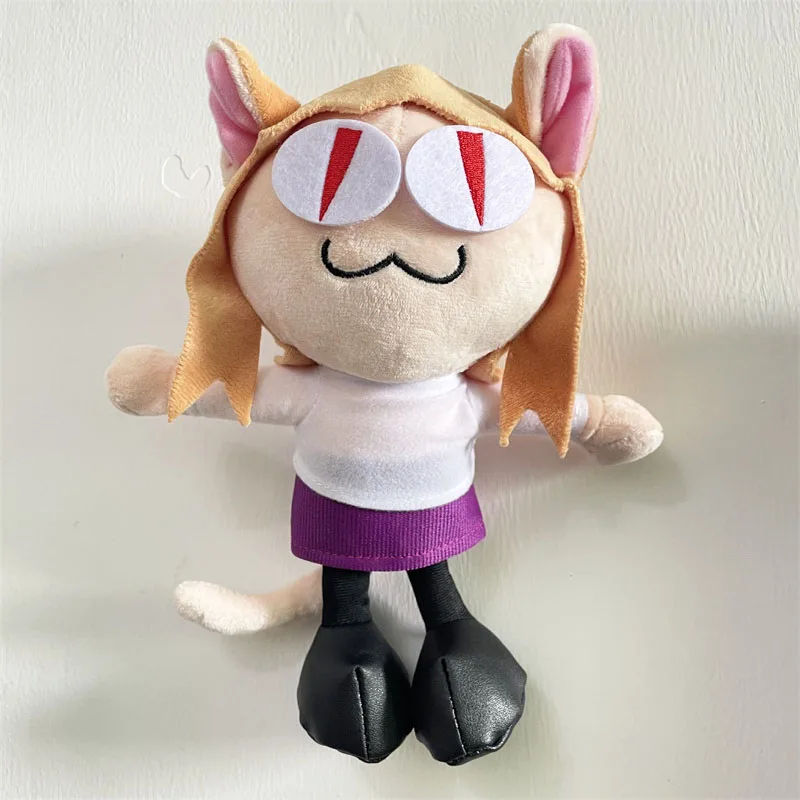 Peluche FNF Neco Arc, Muñeco de Peluche, Gato de Dibujos Animados, Regalo de Cumpleaños y Navidad para Fans, Decoración de Sofá