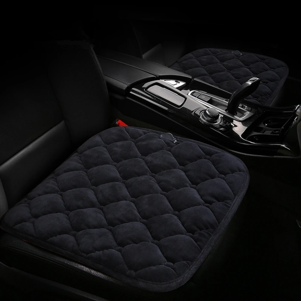 Universal DC12V USB Car Heating Cushion Seat Electric Heated Seat Pad for Home Office Car Black