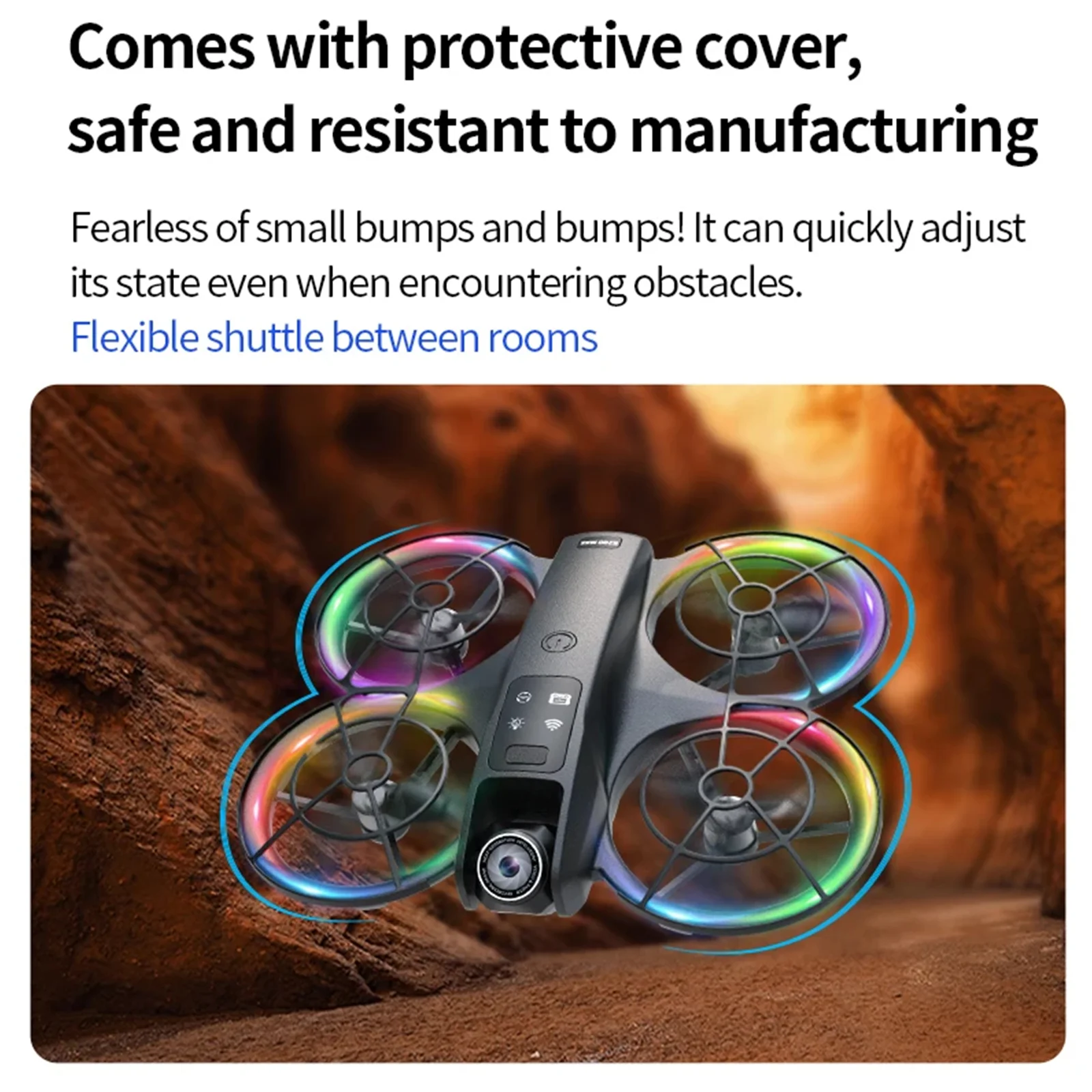 โดรน K200 RC พร้อมกล้อง 4K HD - Drone Propeller Guard บทวิจารณ์และราคา