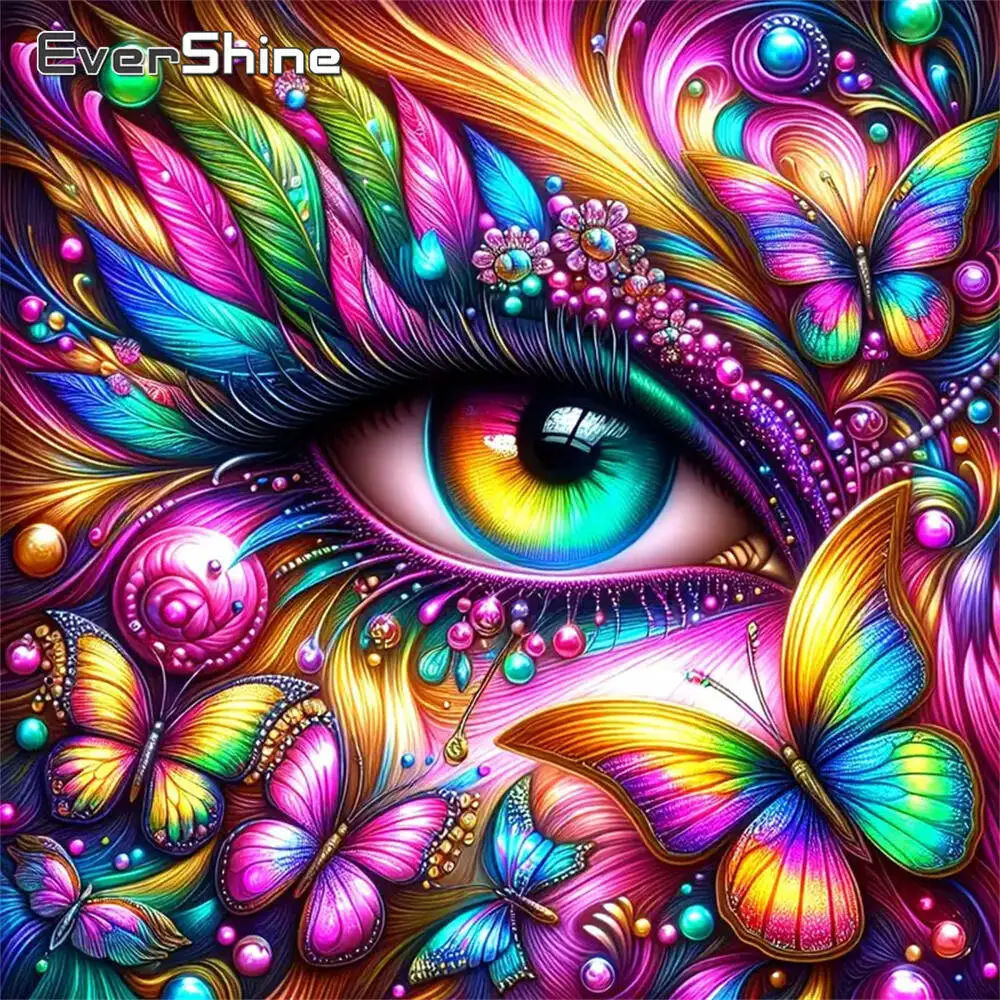 Evershine diamant peinture chien Animal dessin animé plein carré rond diamant mosaïque salle de bain bricolage artisanat Kit décor à la maison