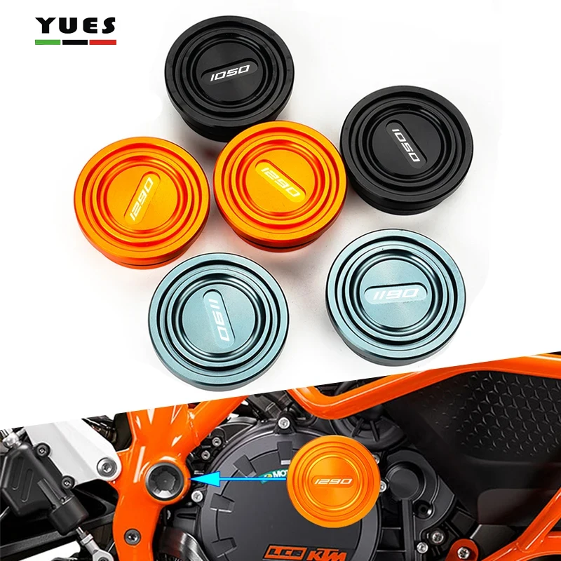 

For KTM 1290 1050 1090 1190 Adventure 1290 Super Adventure R S 2021 2022 Motorcycle CNC Frame Hole Cover Cap Decoration Plugs