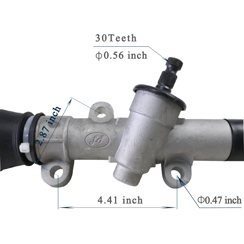 Golf cart Marshell EAGLE LangQing 30 Teeth Steering Rack Assembly Golf Cart Parts Shuttle Car