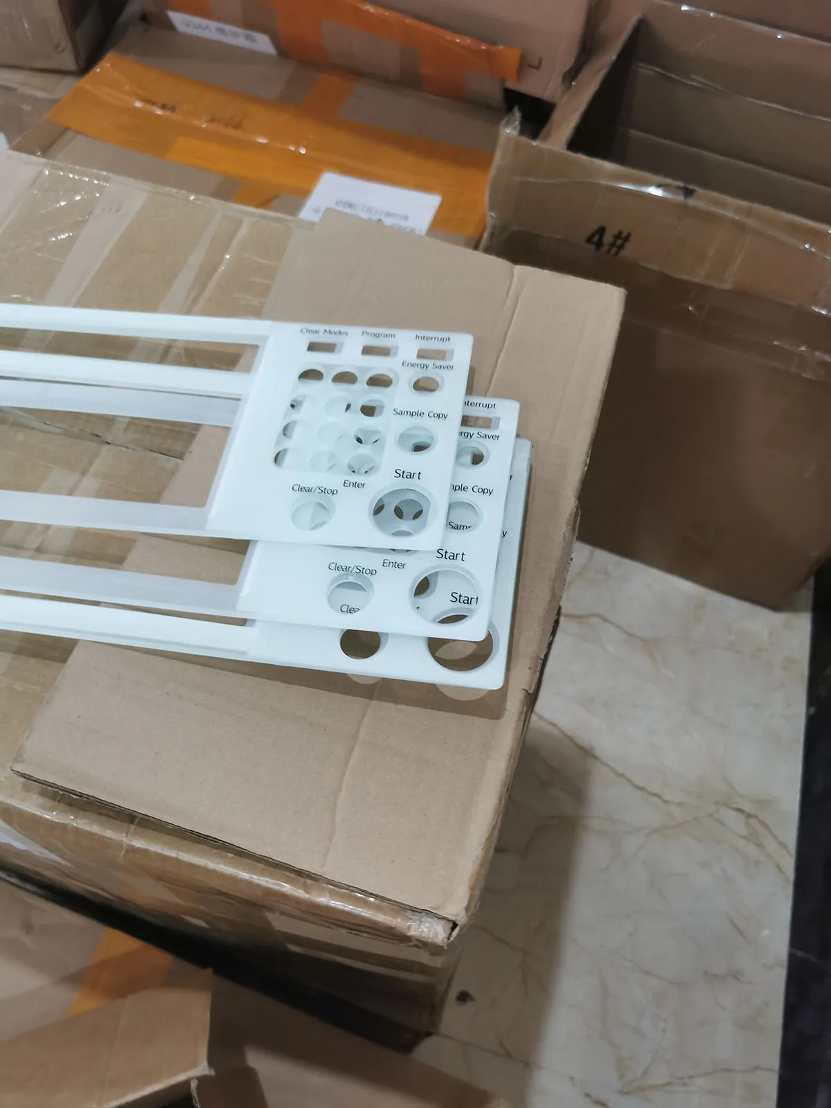 

5PCS new control panel For Ricoh Copier Controll Panel Button Frame MP 7500 6500 8000 8001 9001 AFICIO 2075 2060