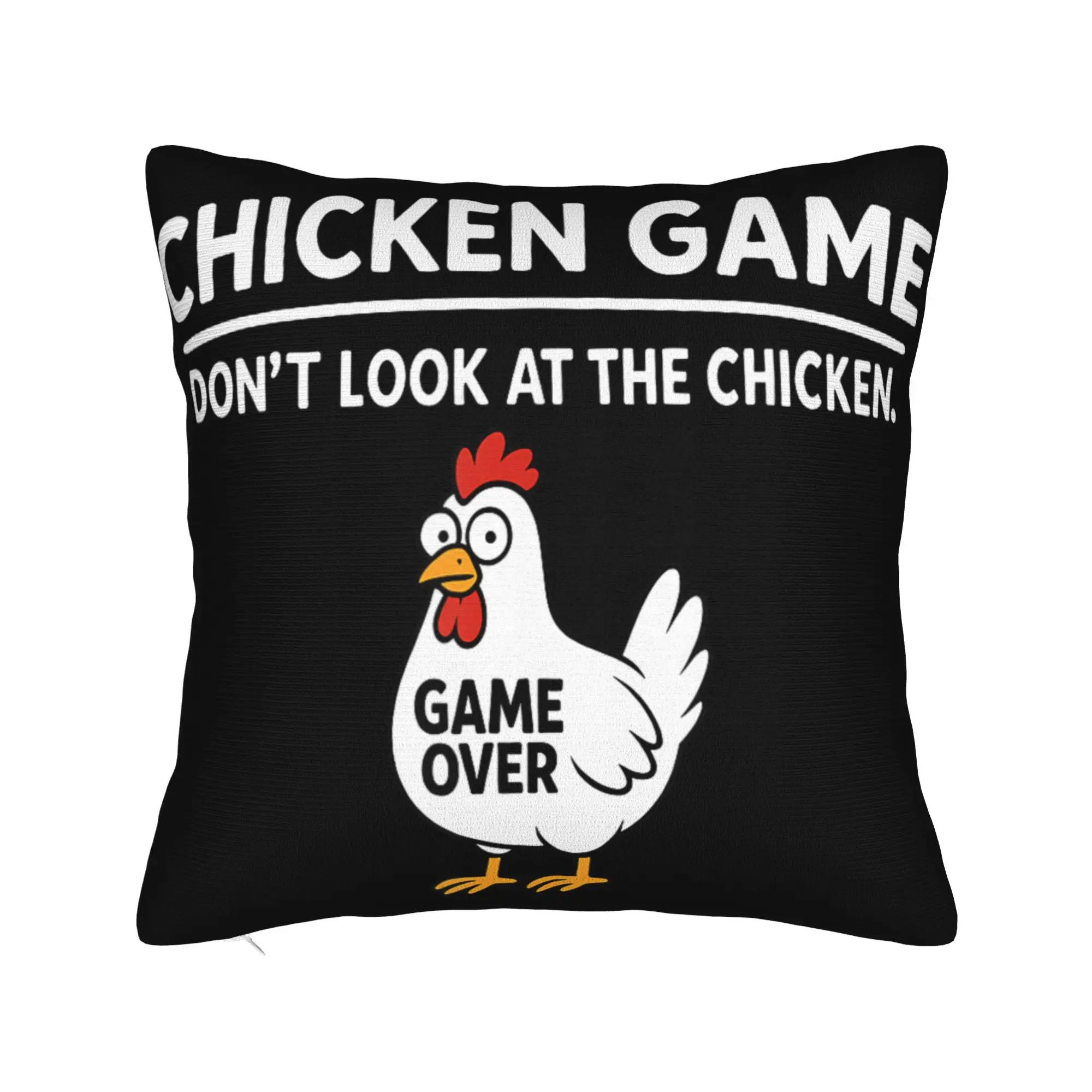 Chicken Game Dont Look At The Chicken Pillow Covers Merch Soft Cushion Cover Decor  Throw Pillow Case Cover Bed Multiple Sizes