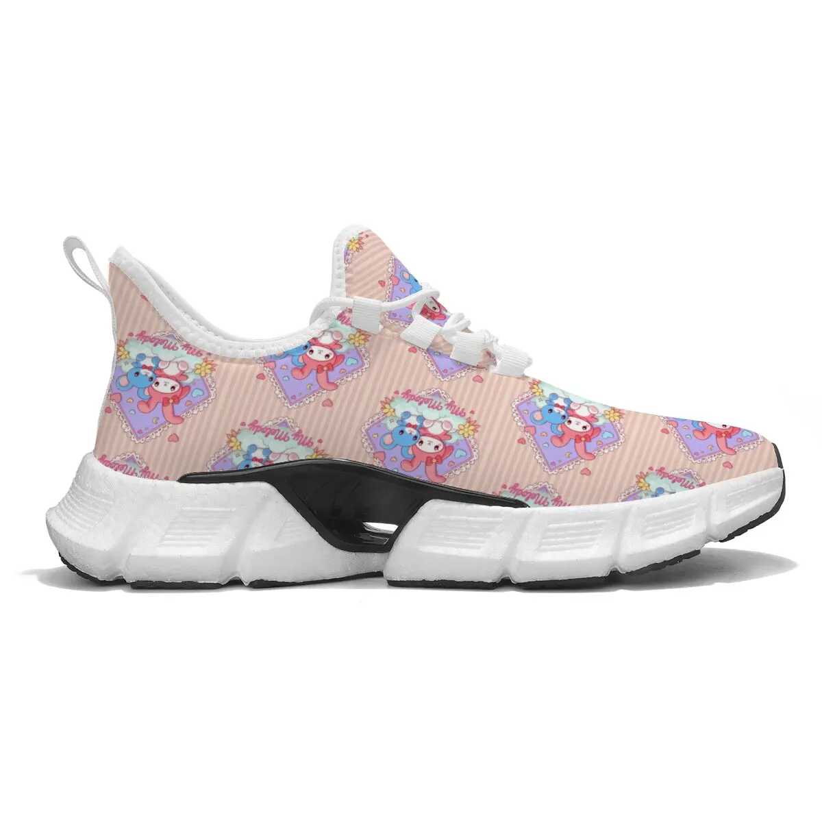 Disney melody clássico tênis ao ar livre sapatos casuais homens confortáveis sapatos de caminhada outono feminino tênis apartamentos rendas até sapatos