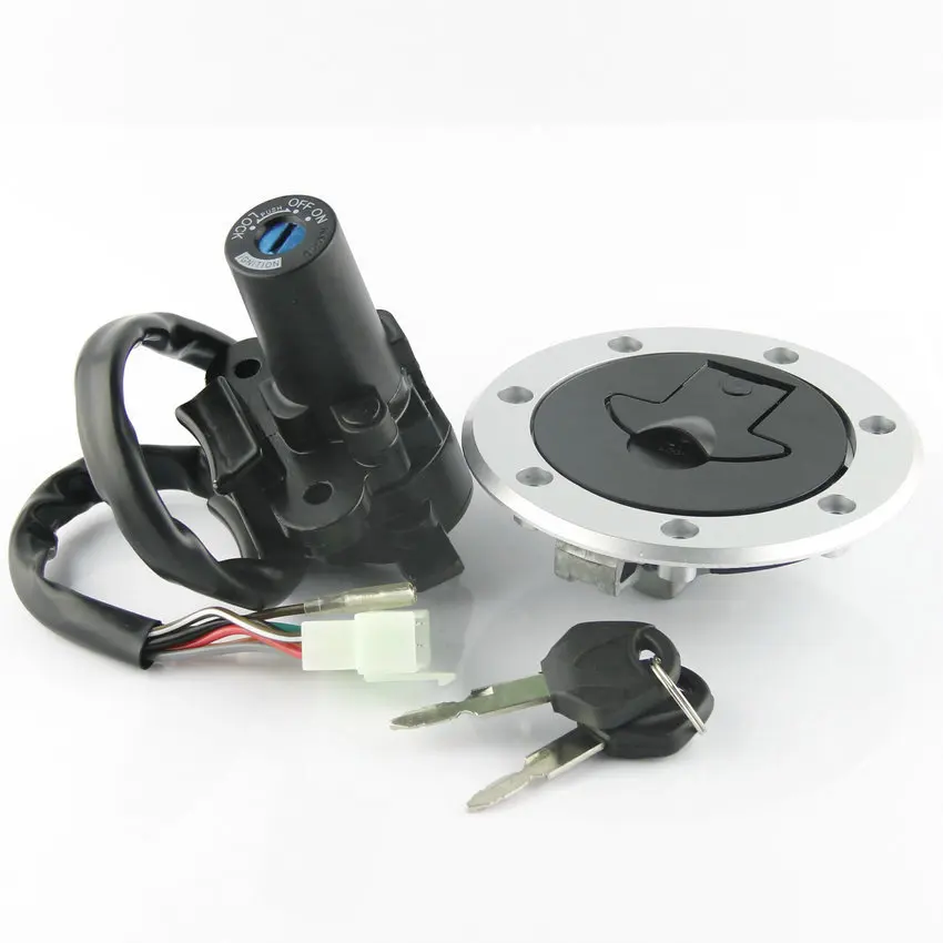 لكاواساكي نينجا ZX750 ZX-7RR ZX-7R ZX-9R ZX900 ZXR750 ZXR400 ZR400 12 فولت مفتاح إشعال غطاء خزان الوقود الغاز قفل مفاتيح مجموعة