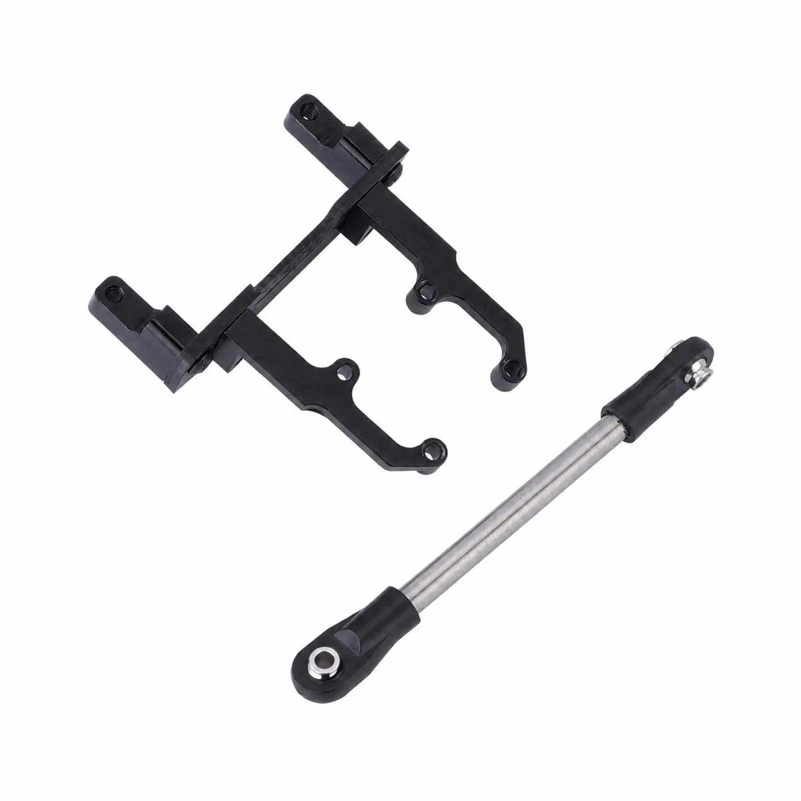Alloy Car Steering Mount for 1 10 RC Crawler Servo Link Rod Set for SCX10 II