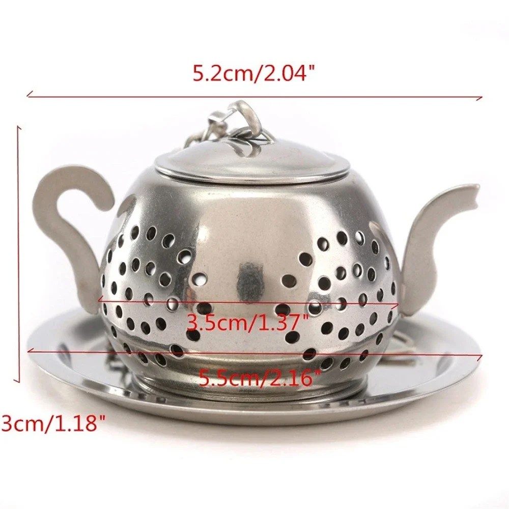 20pcs Stainless Steel Teapot Shape Tea Infuser for Loose Tea