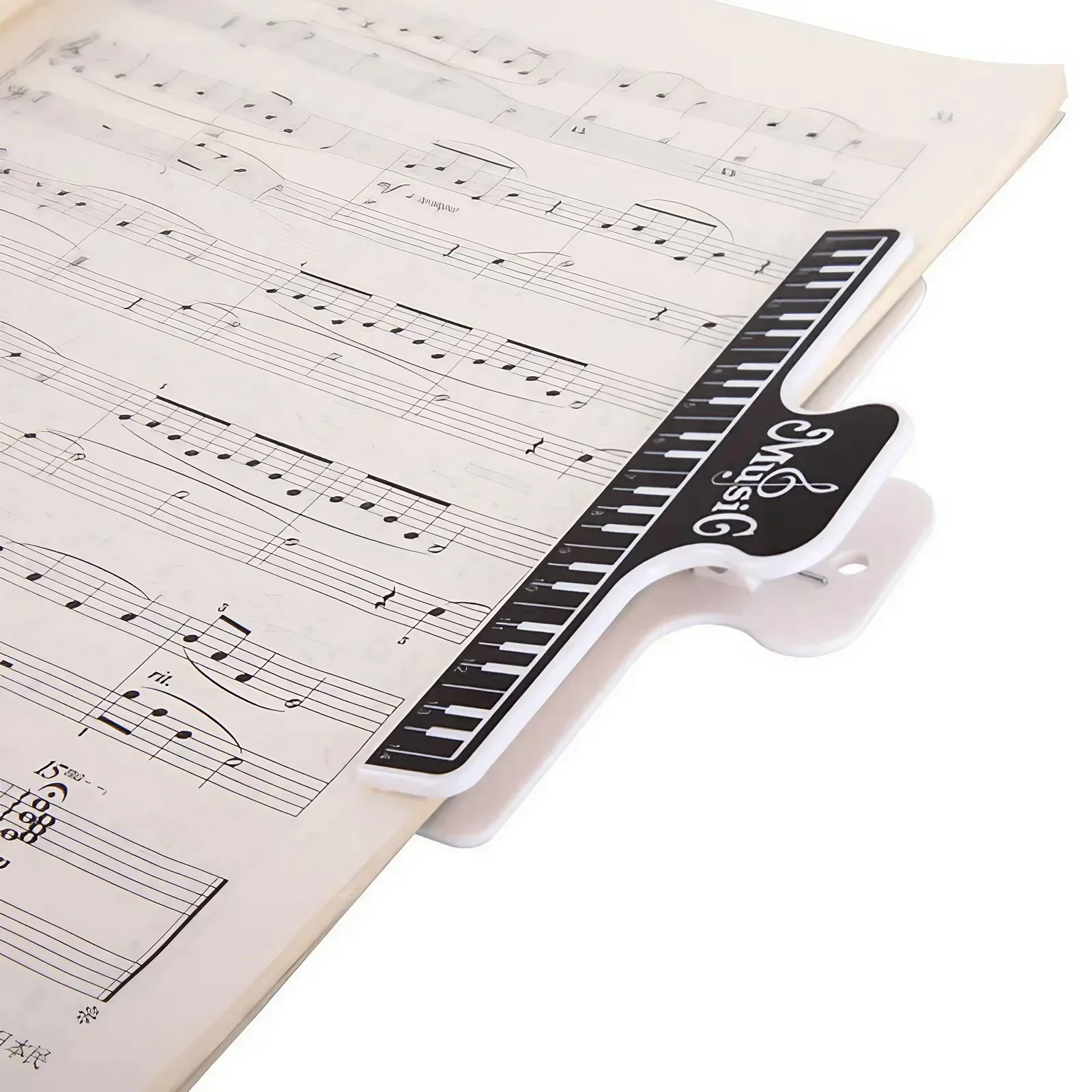 Universal Piano Sheet Music Clip Book Paper Holder Music Score Fixed Clips For Guitar Violin Performance Practice Accessories