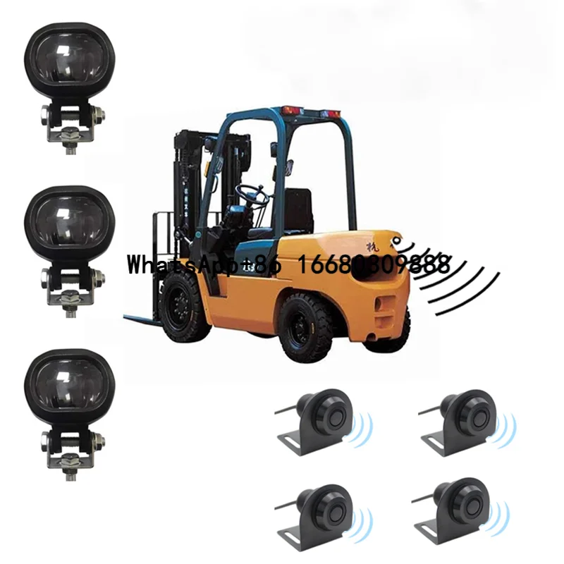 

2024 Newly Released Forklift Tracking and Monitoring System Parking Sensor with Light for Forklift radar system model VZ624R-A