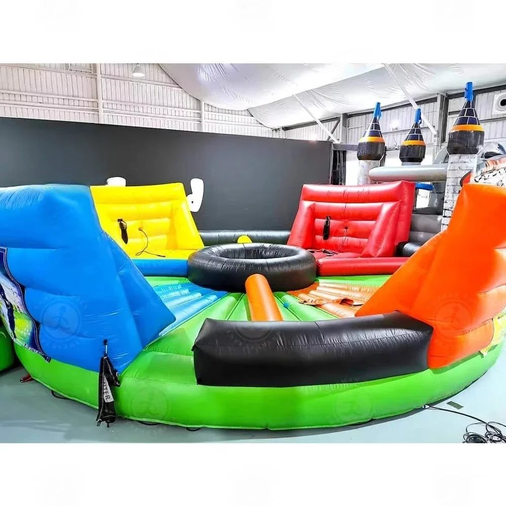 Hot Sale Commercial Carnival Outdoor Games Inflatable Hungry Hippo Games Professional Inflatable Human