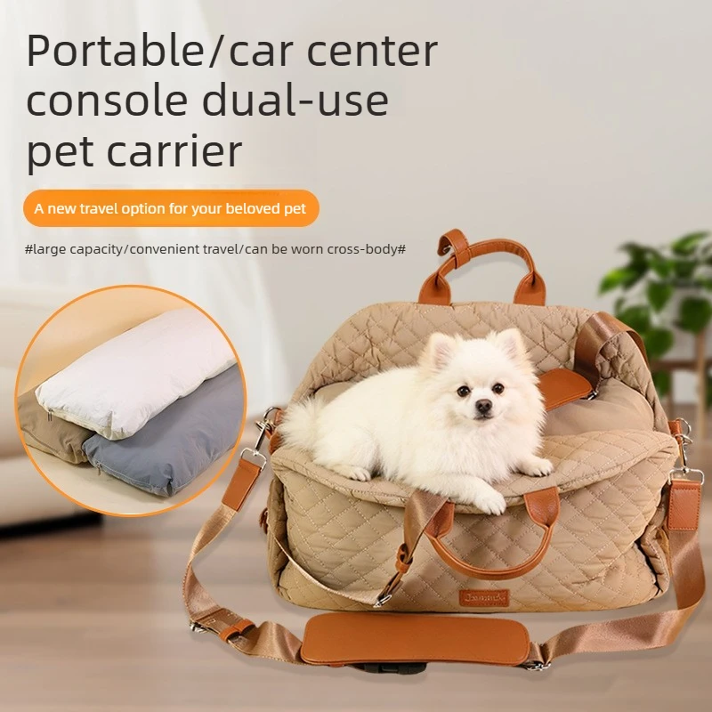 

Многофункциональная съемная водонепроницаемая сумка-переноска для животных, портативная, для путешествий на автомобиле, двойного назначения, для улицы, для кошек и собак