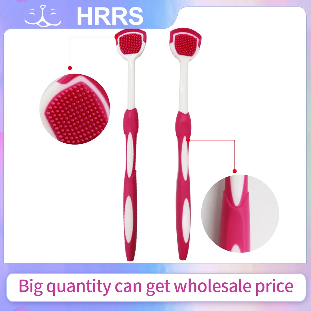5 قطعة مكشطة اللسان السيليكون فرشاة تنظيف الفم تنظيف اللسان فرش تنظيف الفم