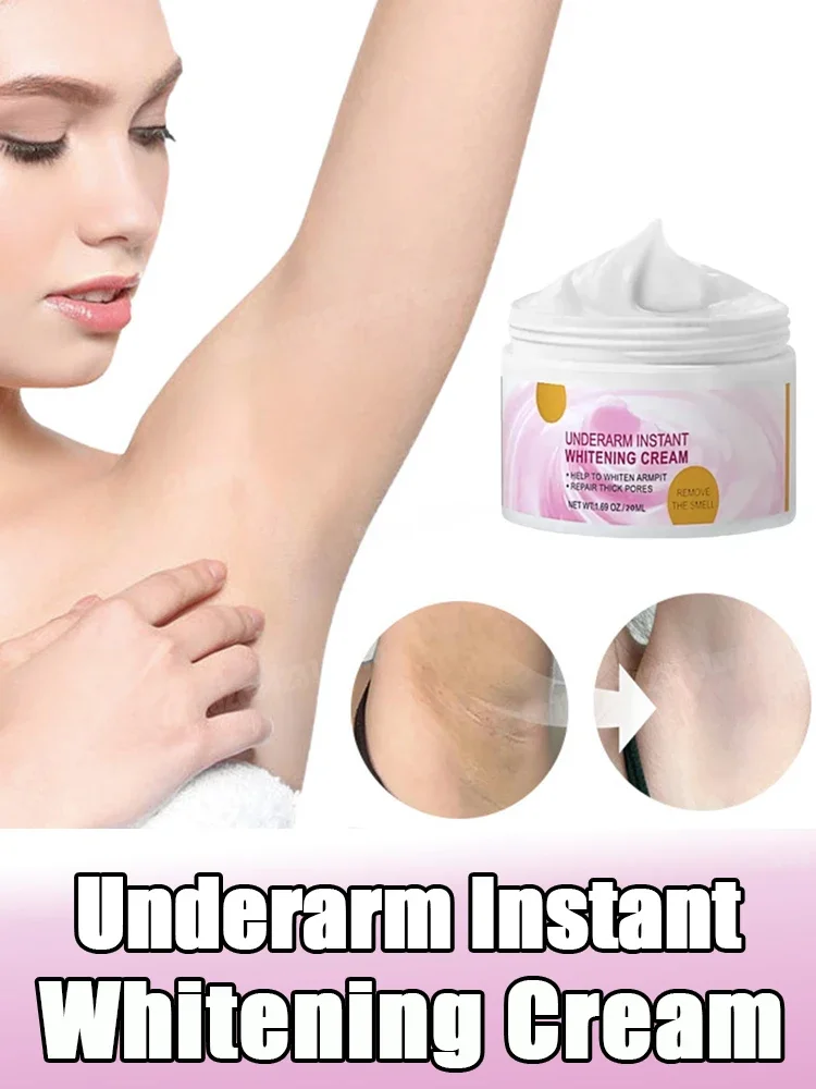 ᶠʳᵉᵉ Whitening Cream for Private Parts Dark Skin Armpit Lightening Intimate Areas Underarm Body Skin Care Whiten Cream