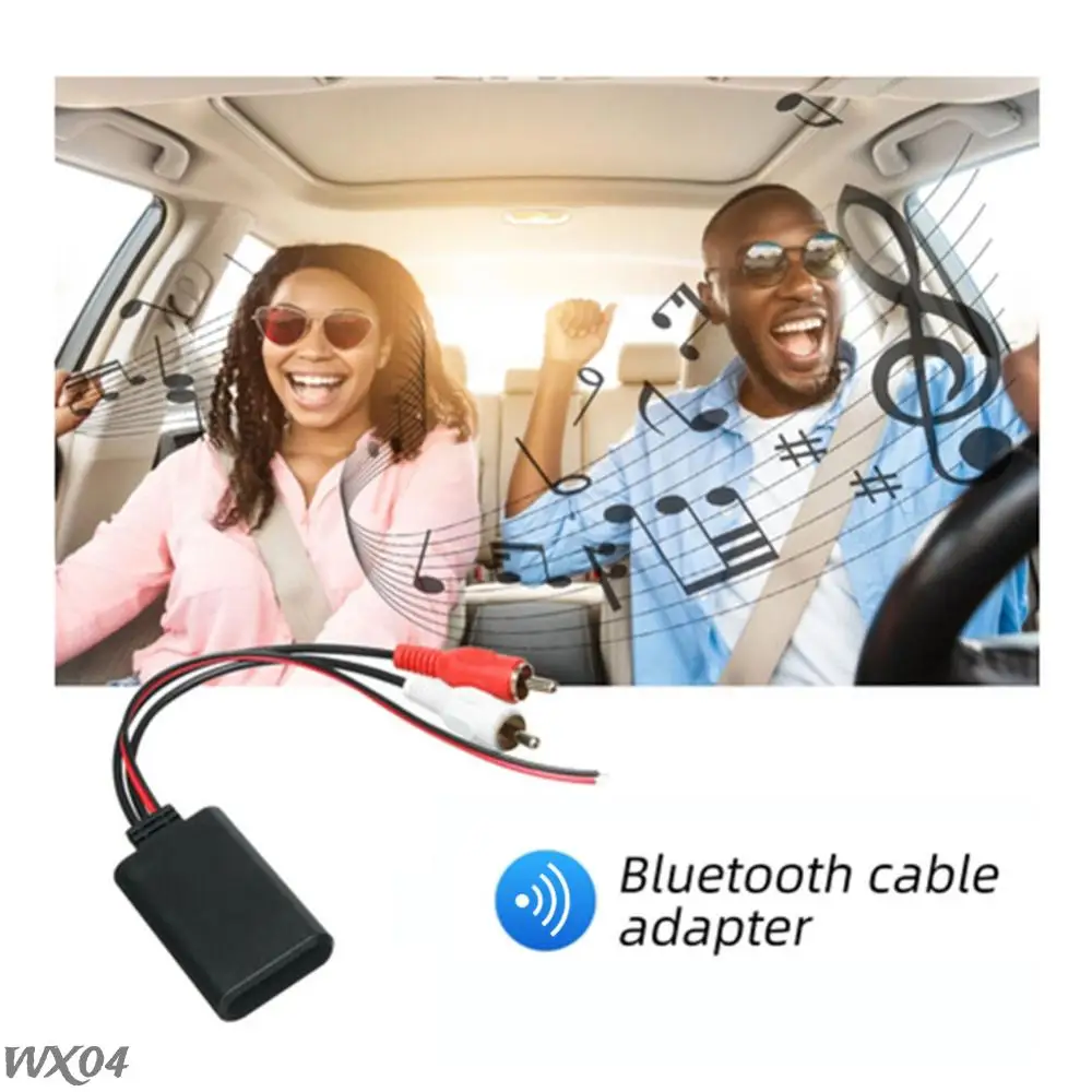 Bluetooth-compatible Module Aux Adapter Music Audio Stereo Receiver for Vehicles with 2RCA Interface Car Electronics Accessories