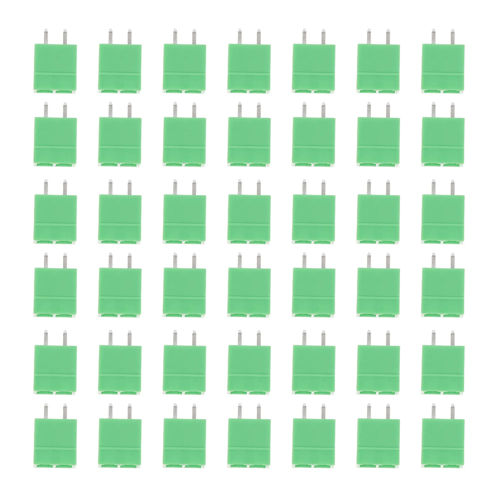 50Pcs Vertical Female Socket Pcb Mount Terminal Block Connector Set Pitch Screw Terminal Block for Industrial Automation Quick